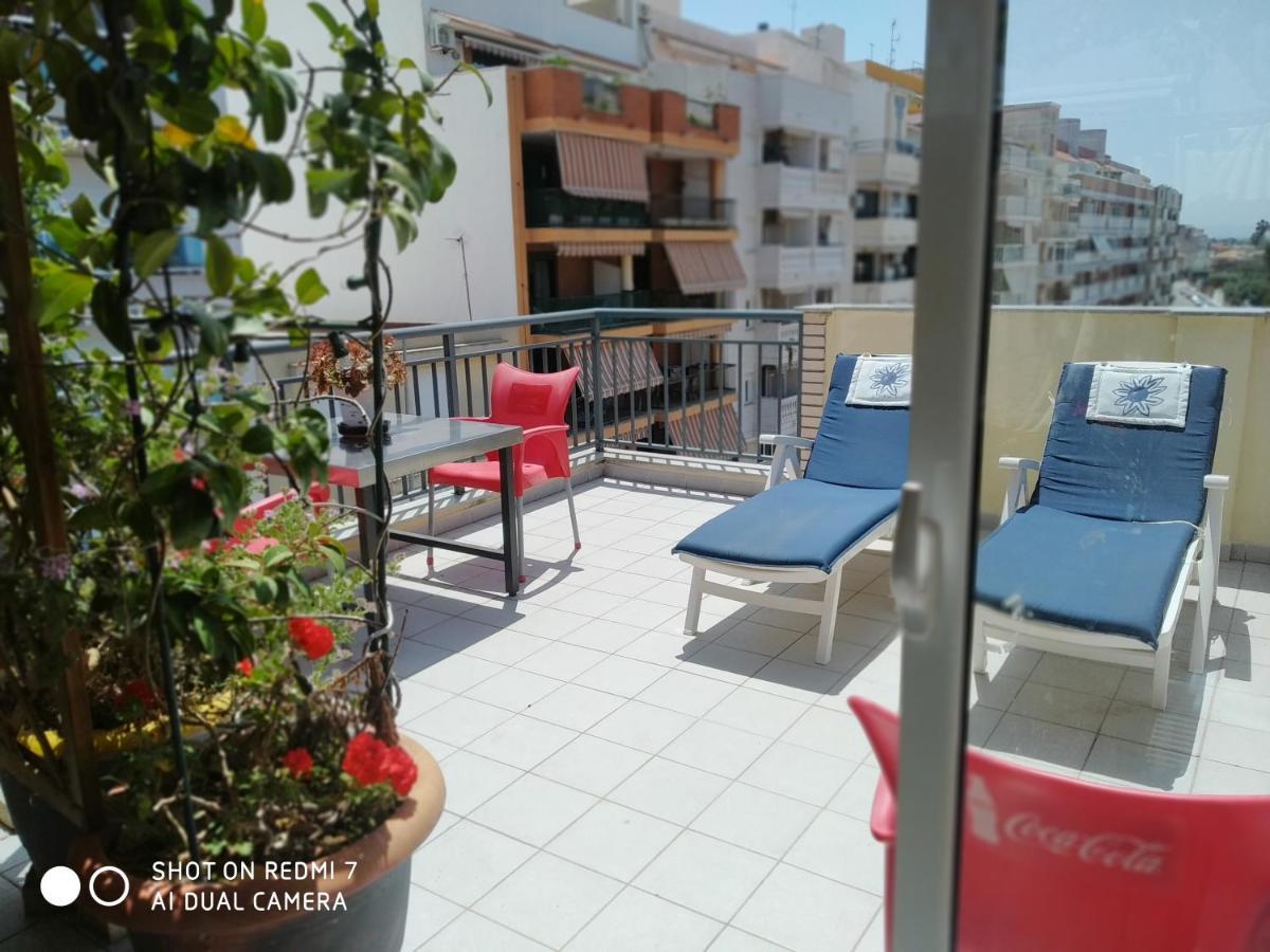 Habitacion Familiar En Un Atico Con Gran Terraza Y,Cocina ,En La Playa Burriana Luaran gambar